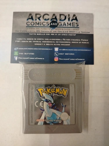 Pokemon Versione Argento Game Boy Nintendo GB Italiano Solo Cartuccia Loose